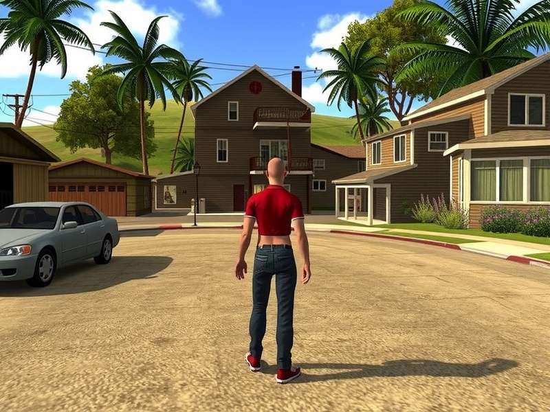 A vibrant, user-created landscape within Second Life showcasing fantasy architecture