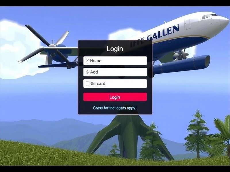 A futuristic digital door with a login screen, symbolising access to Second Life