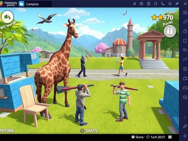 A vibrant scene from Second Life showing avatars interacting in a free event