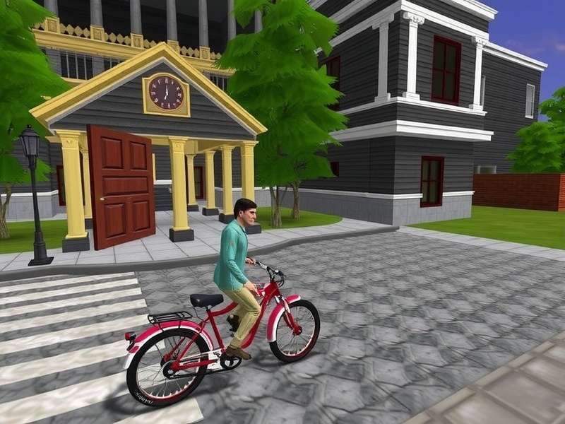 A vibrant scene from Second Life showing diverse avatars in a futuristic city