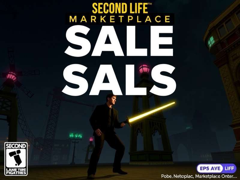 Analytics dashboard showing Second Life Marketplace sales trends and key metrics