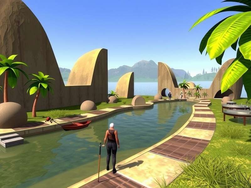 A vibrant collage of Second Life forum discussions and user avatars interacting