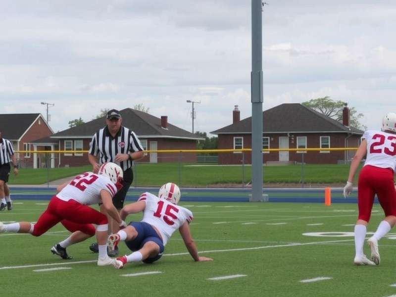 Digital reconstruction of Second Baptist School building in Second Life, showing a brick building with virtual avatars in front.