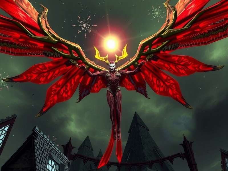 A vibrant, futuristic cityscape within Second Life, showing detailed avatar interaction and custom architecture