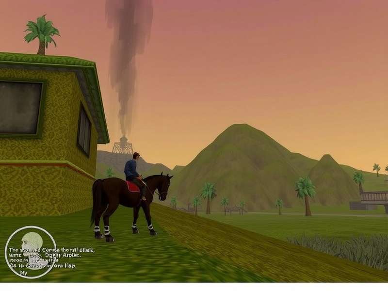 A stunning vista of a futuristic Second Life region viewed from a PC desktop, showcasing detailed avatars and environments.