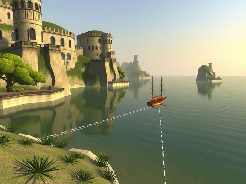 A vibrant scene from Second Life showing avatars interacting in a futuristic city square