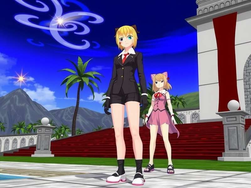 A vibrant, futuristic virtual cityscape representing the world of Second Life