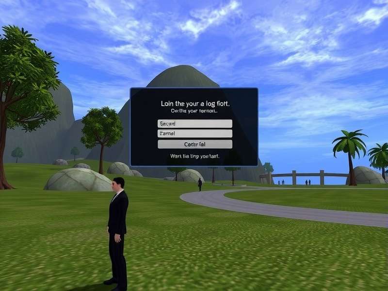 Data visualization chart showing Second Life login failure statistics for today