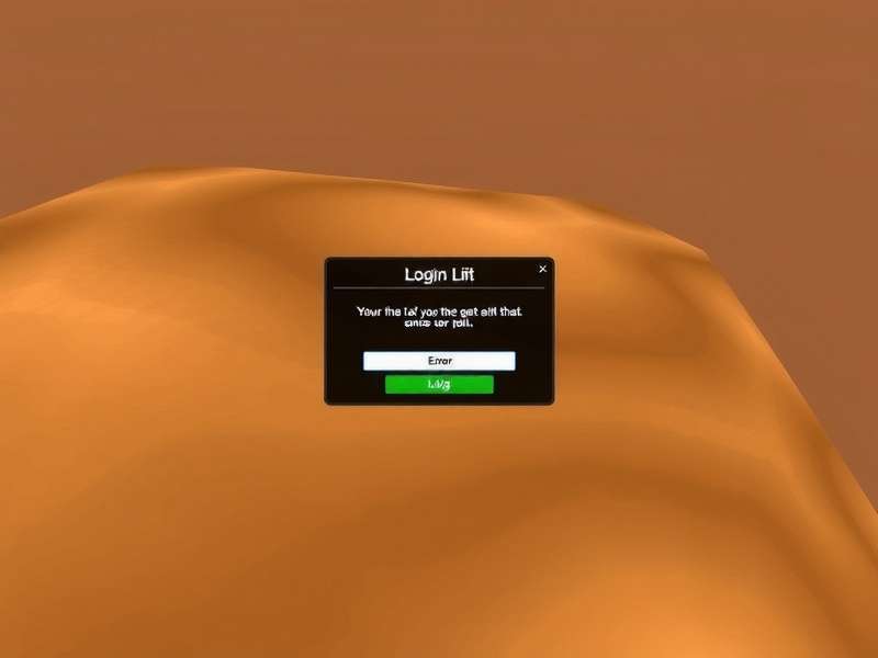 Second Life login error screen showing authentication failed message on a UK player's computer