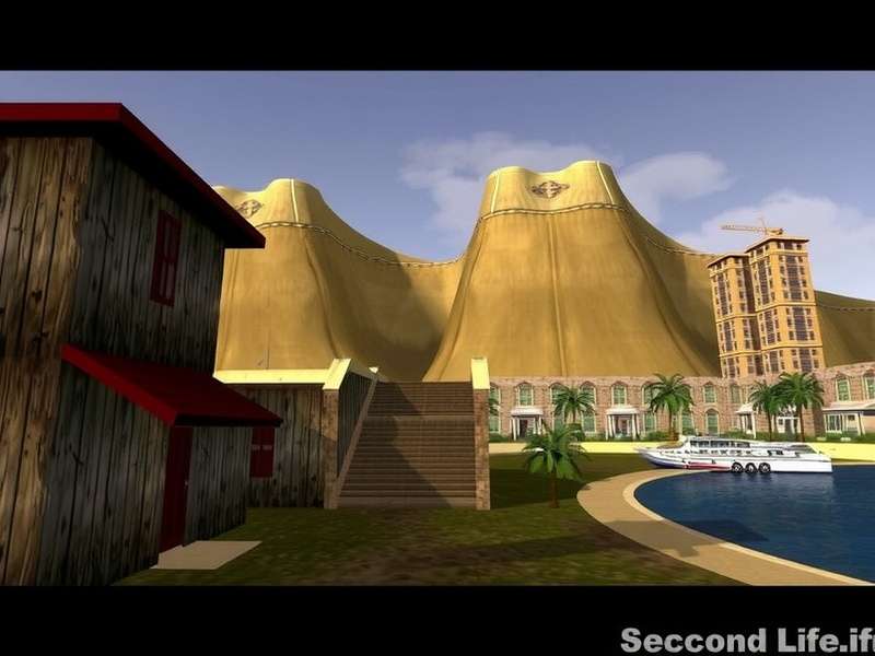 Second Life Game PC Review — immersive virtual world scenery with avatar and landscape