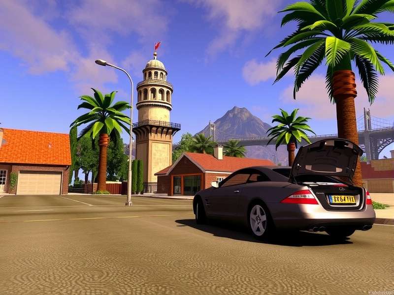 Second Life Rp scene with Victorian-inspired architecture and custom avatars in a British-style estate