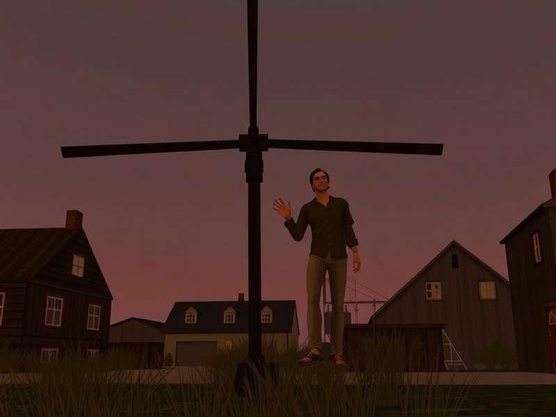 Second Life Ranker React immersive gameplay showing UK-inspired virtual world with advanced UI elements