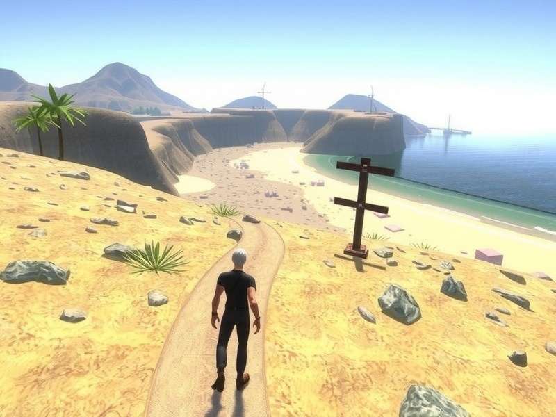 Projeto Zero Second Life immersive virtual world scene with avatars